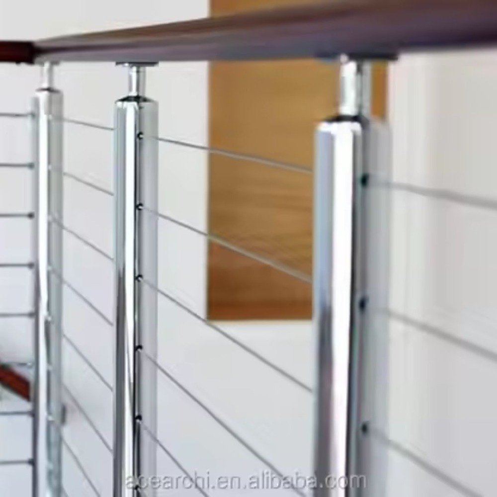 SOPORTE DE POSTE A PASAMANOS DE 2" AJUSTABLE  - Imagen 3