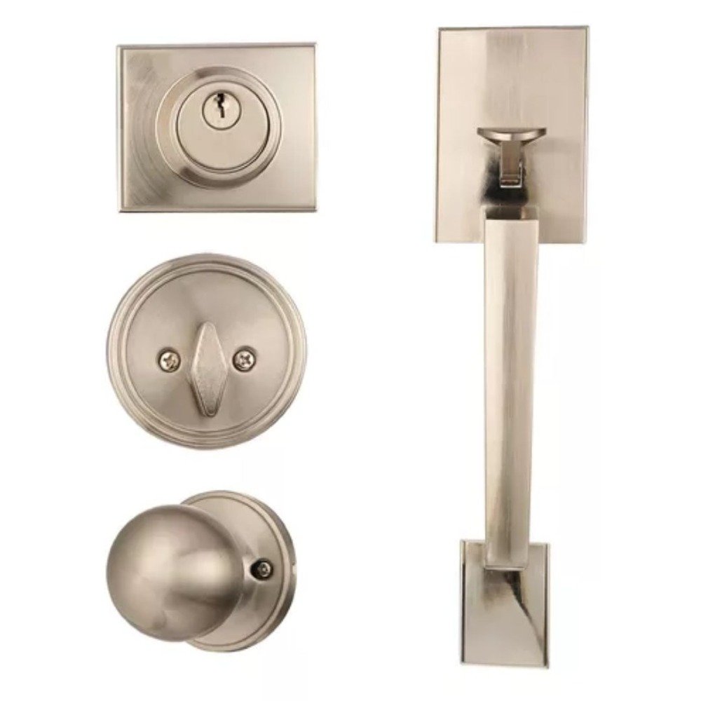 KIT CHAPA YALE DE ENTRADA PRINCIPAL SKU0009031 (PLATEADO CUADRADO) - Imagen 4