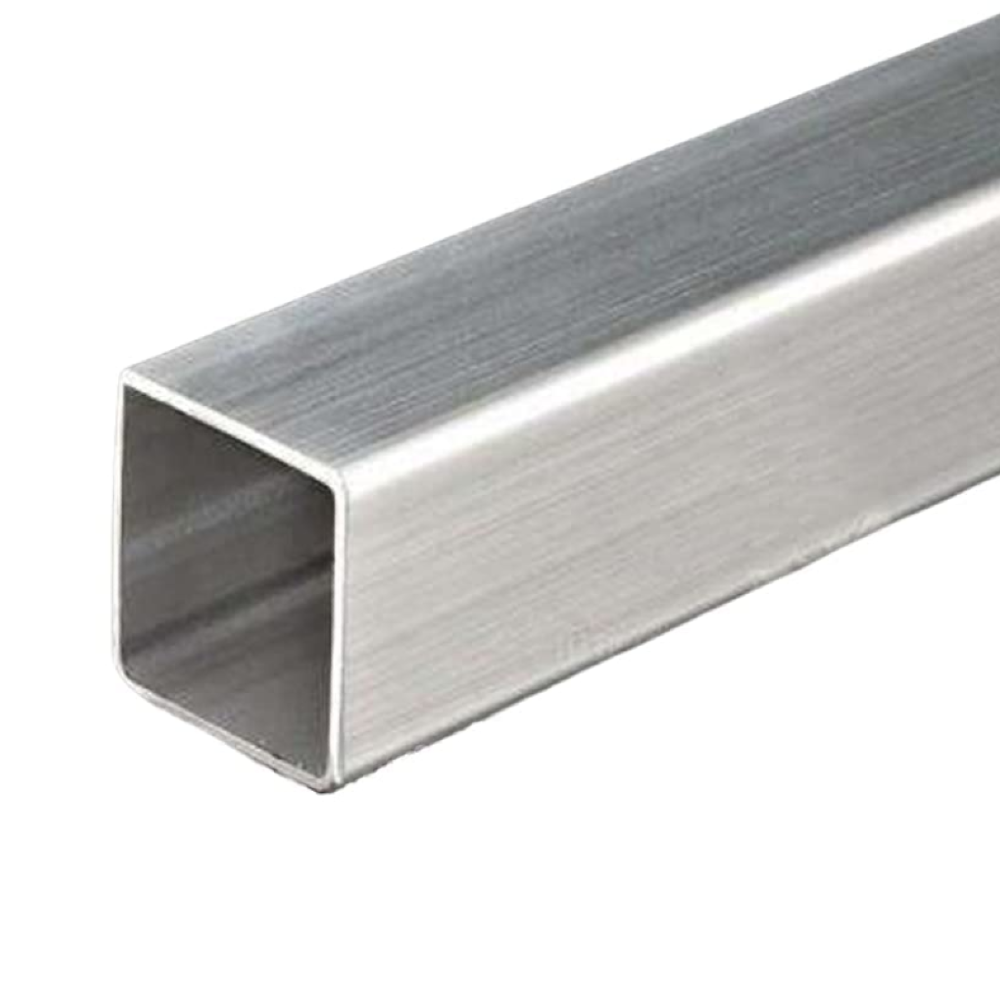 TUBO CUADRADO DE ACERO INOXIDABLE 304 DE 1/2" POR 1.2MM DE ESPESOR POR 6MTS DE LARGO