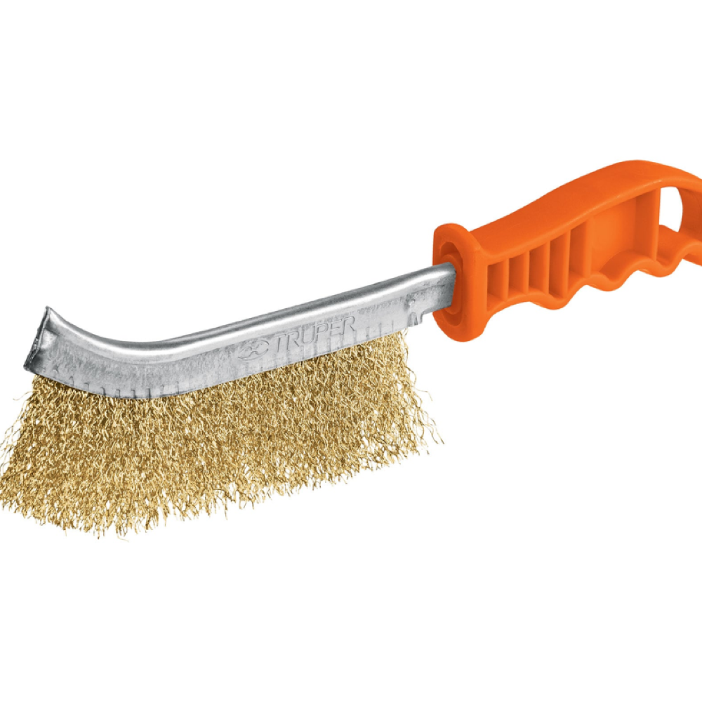 CEPILLO DE ALAMBRE ANARANJADO PARA ACERO INOXIDABLE  - Imagen 2