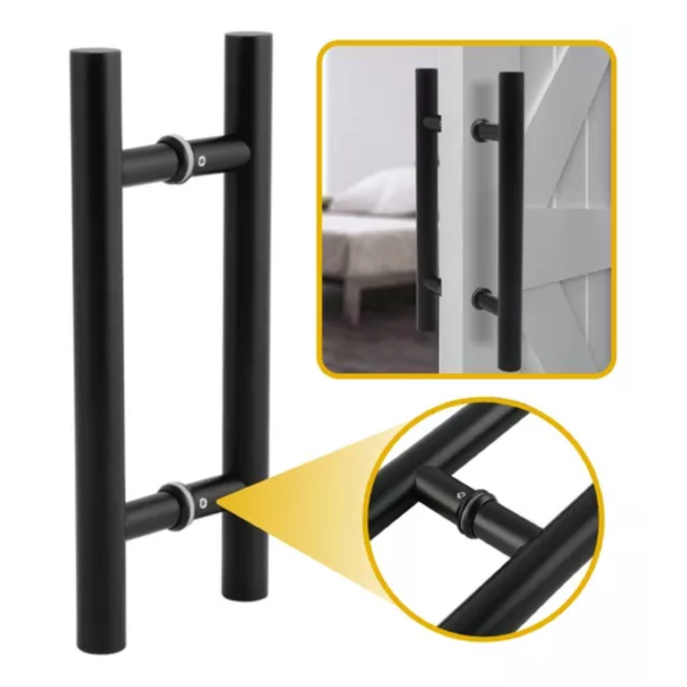 JALADOR TIPO H NOGAL OSCURO DE 120CM - Imagen 2